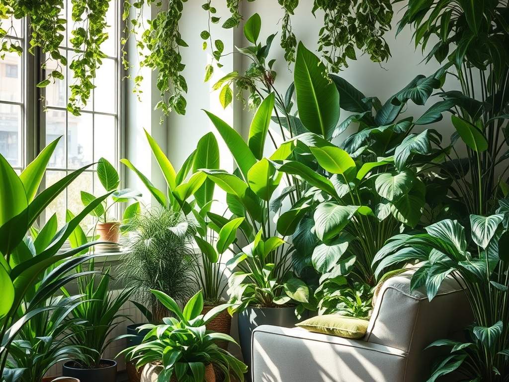 Urban jungle w mieszkaniu: jak wybrać i pielęgnować rośliny dla efektu miejskiej dżungli
