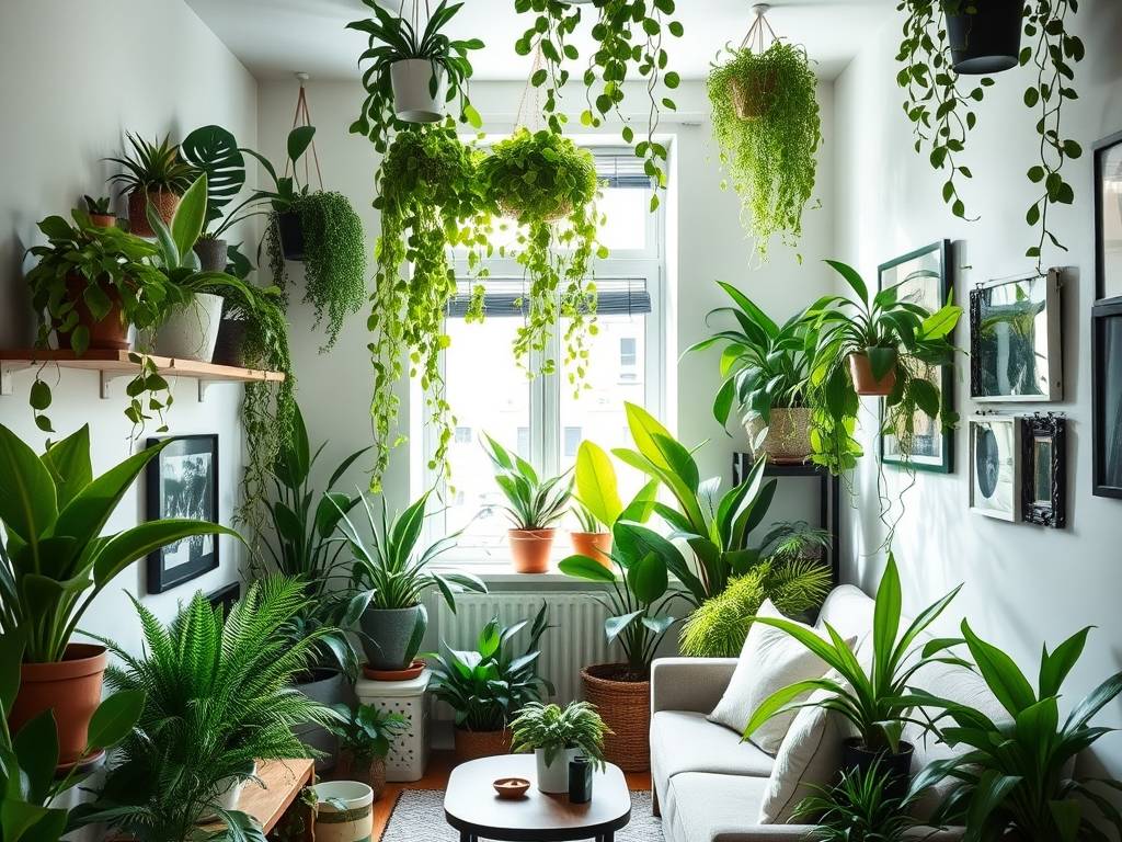 Urban jungle w małym mieszkaniu: jak stworzyć zieloną oazę bez zagracenia i z długotrwałym efektem