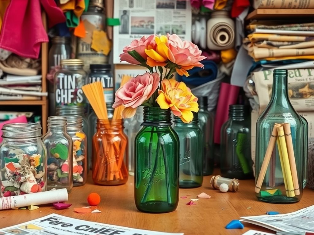DIY dekoracje z recyklingu: jak tworzyć trwałe i oryginalne ozdoby krok po kroku