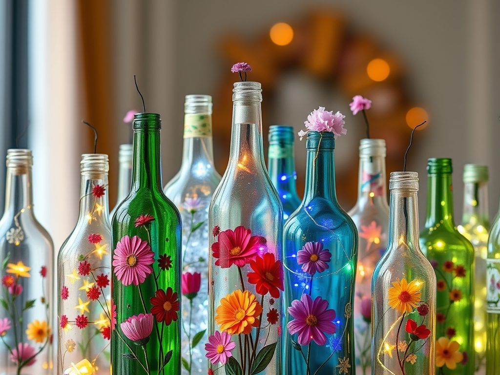 Upcycling butelek szklanych na dekoracje: praktyczne wskazówki, które zapewnią trwałość i styl przez lata